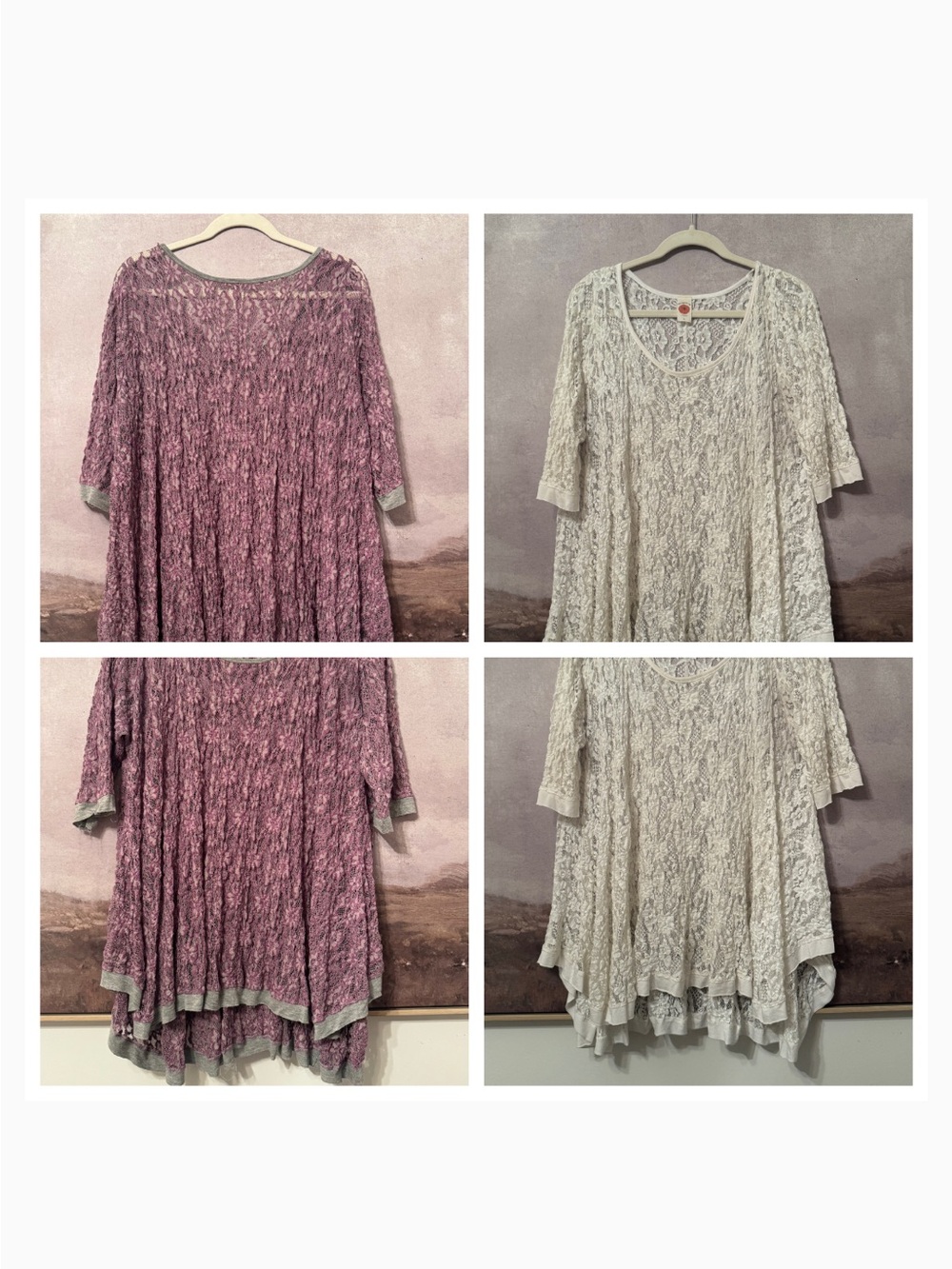 Marigold | Women Lace Top Tunic / Large - Picture 2 of 14